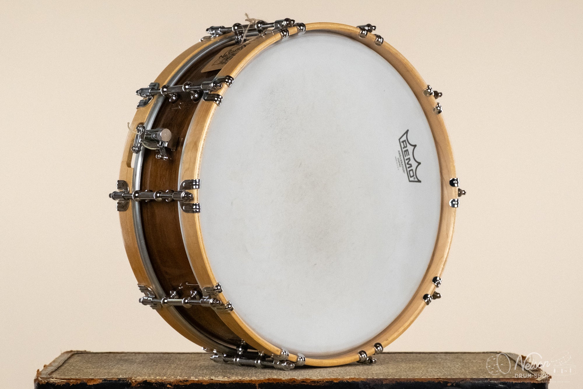 Aldridge Custom Solid Walnut w/ Walnut Rings in Gloss Lacquer - 4x14