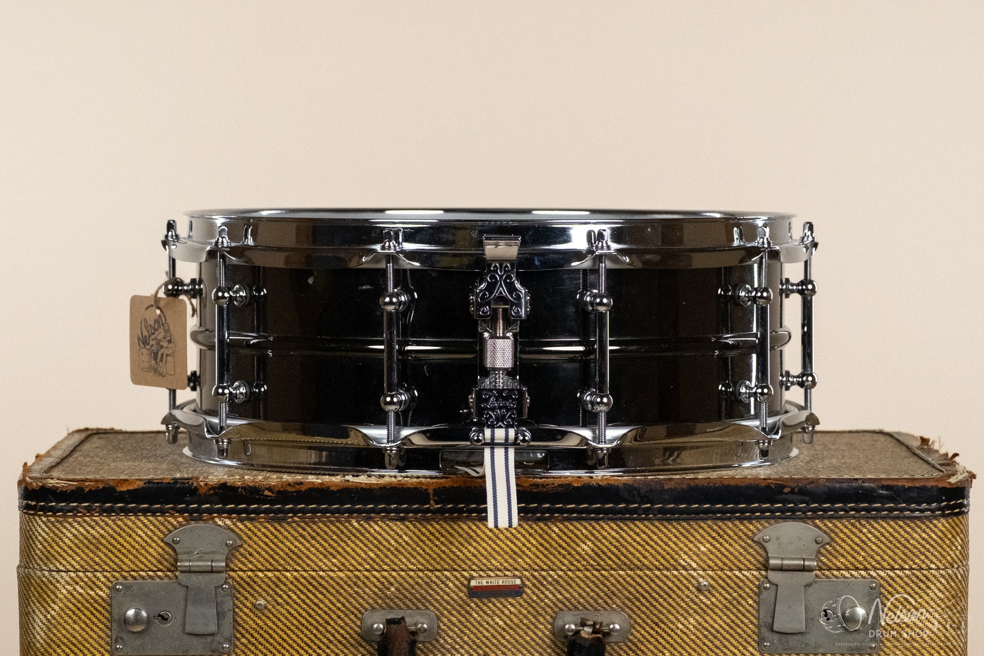 1990s Ludwig LB416KT Black Beauty w/ Tube Lugs - 5x14