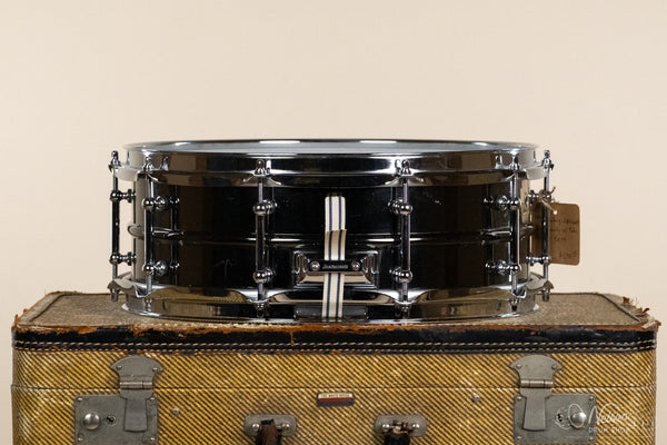 1990s Ludwig LB416KT Black Beauty w/ Tube Lugs - 5x14