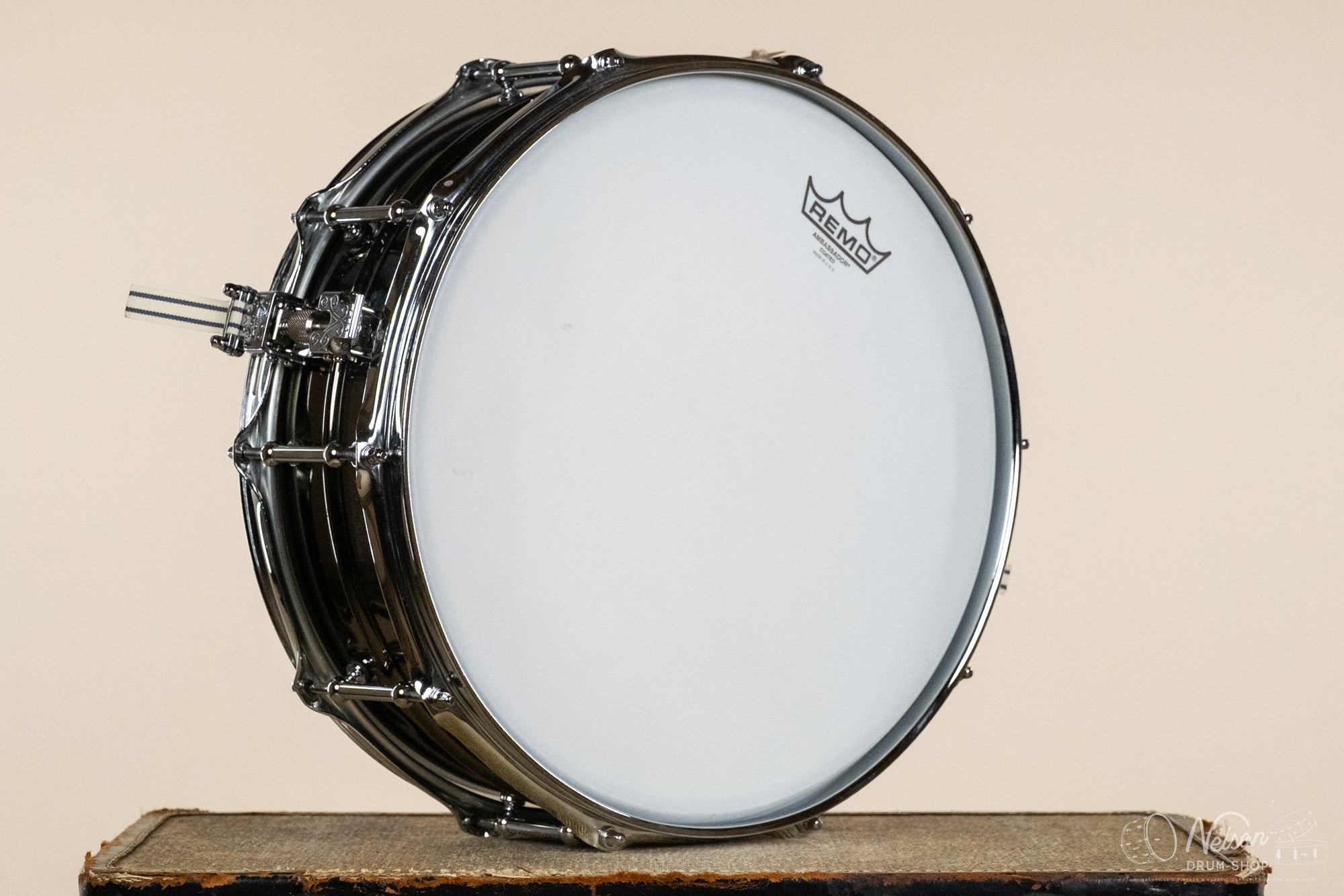 1990s Ludwig LB416KT Black Beauty w/ Tube Lugs - 5x14