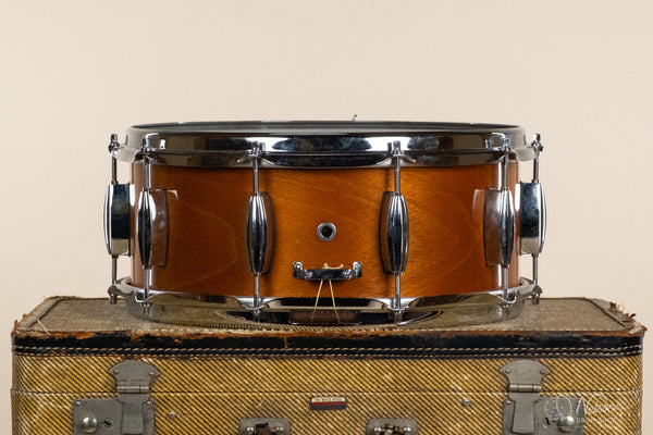 Aldridge Custom Solid Mahogany w/ Birdseye Rings in Gloss Lacquer - 6x14