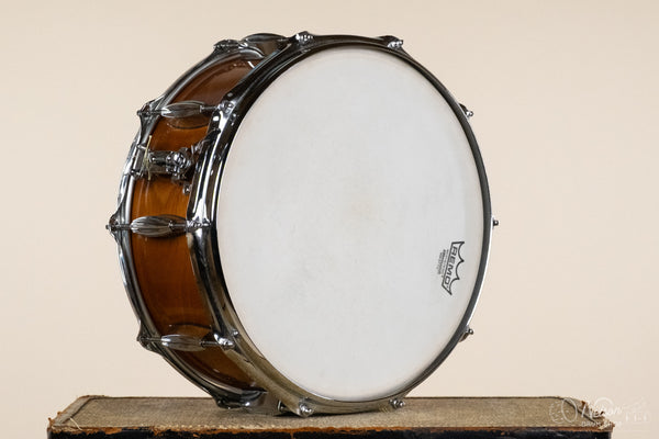 Aldridge Custom Solid Mahogany w/ Birdseye Rings in Gloss Lacquer - 6x14