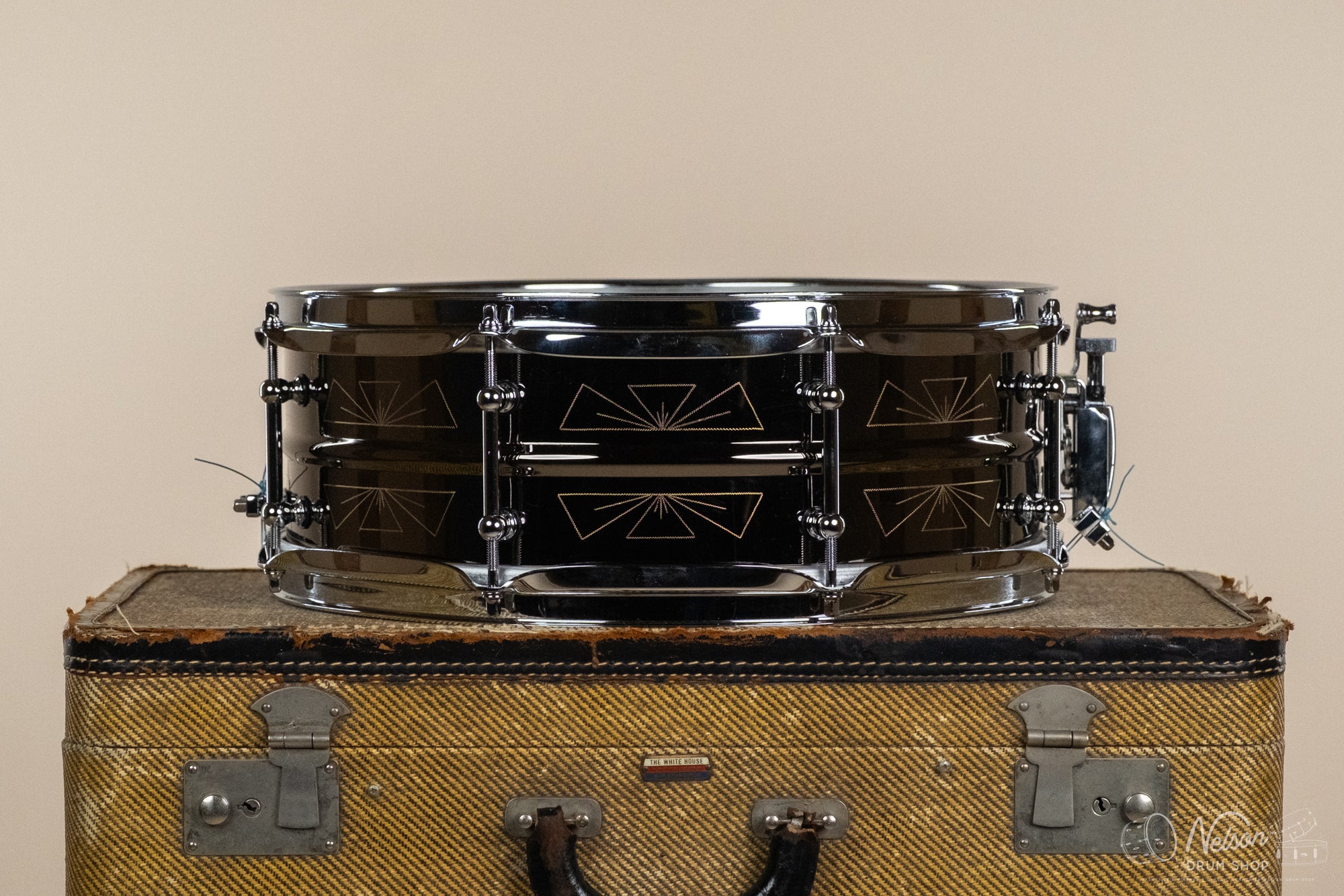 Lucas Aldridge No. 001 Engraved Black Nickel Over Brass - 5x14"
