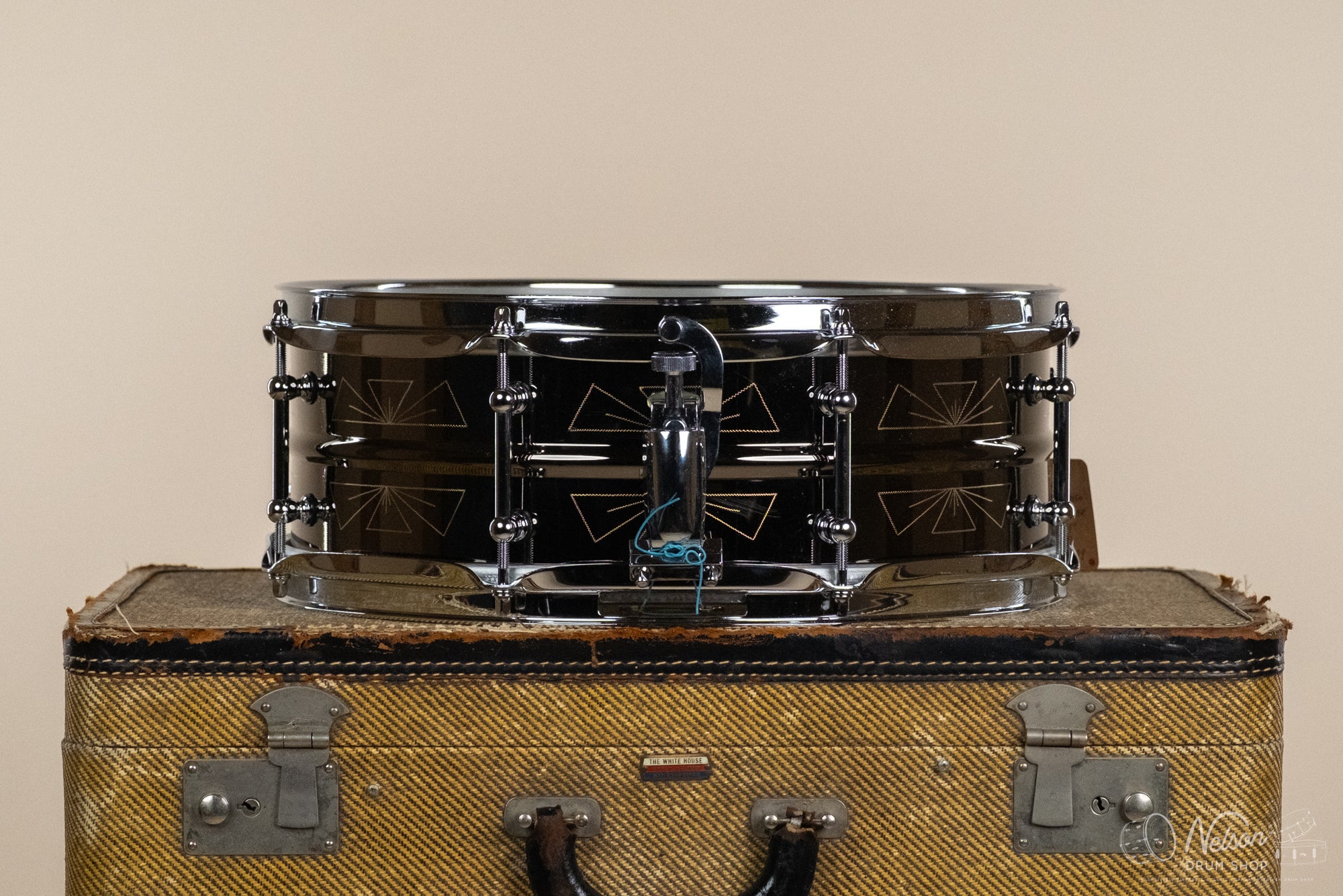 Lucas Aldridge No. 001 Engraved Black Nickel Over Brass - 5x14"