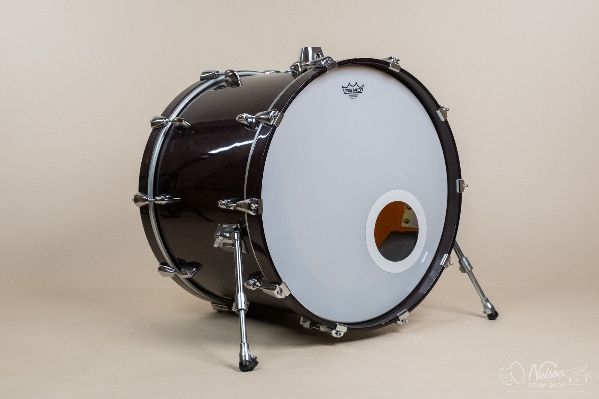 Used Yamaha Maple Custom Absolute in Raven Black Gloss Fade - 16x22