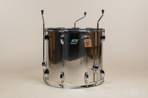 1970s Ludwig Stainless Steel Floor Tom- 16x18"