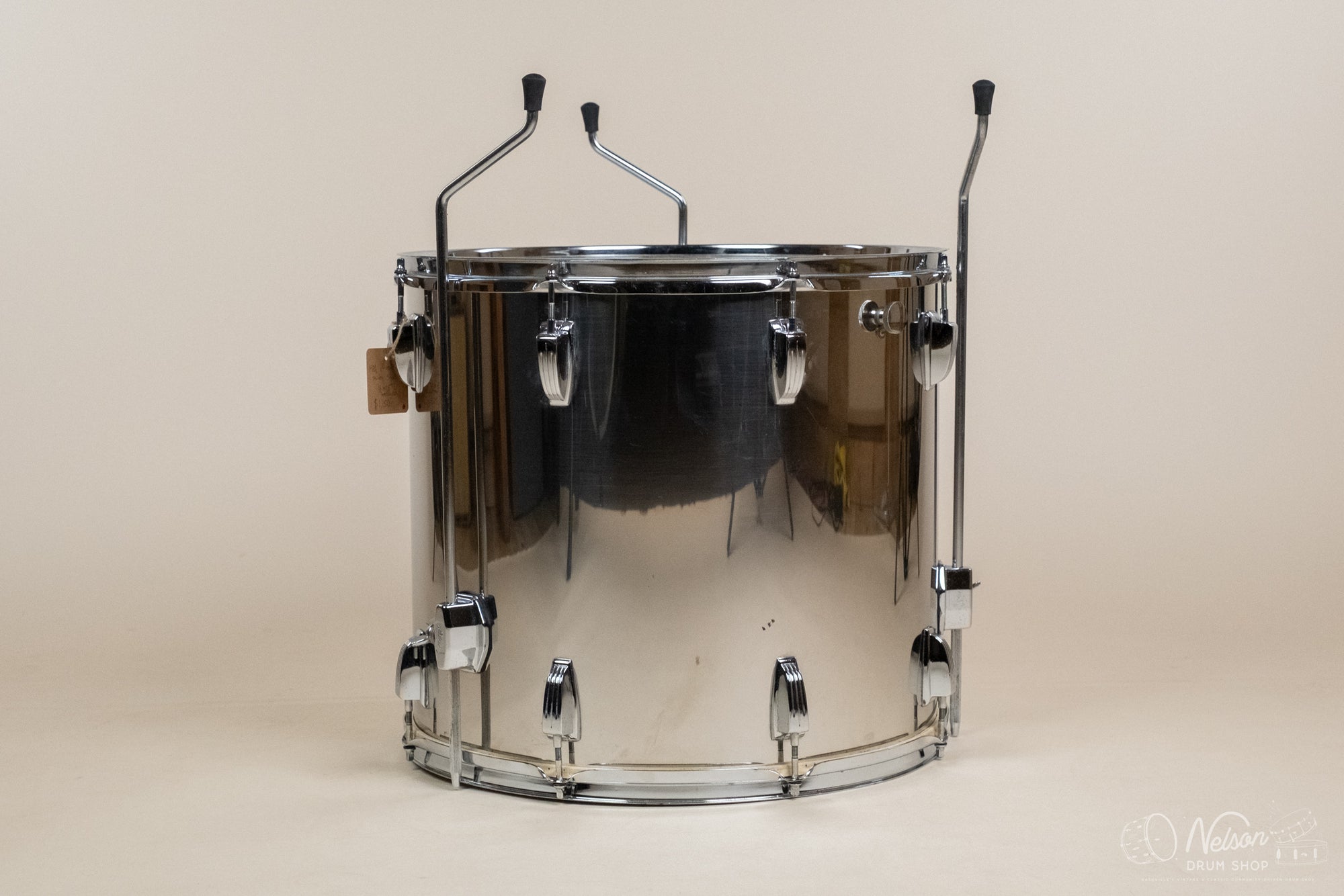 1970s Ludwig Stainless Steel Floor Tom- 16x18"