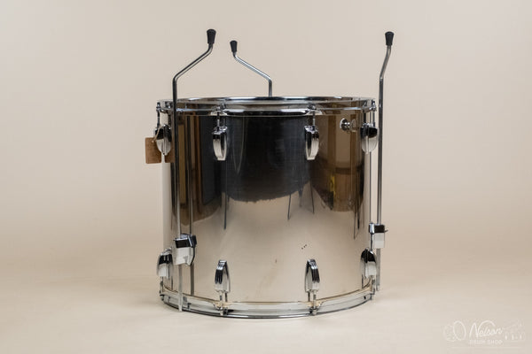 1970s Ludwig Stainless Steel Floor Tom- 16x18"