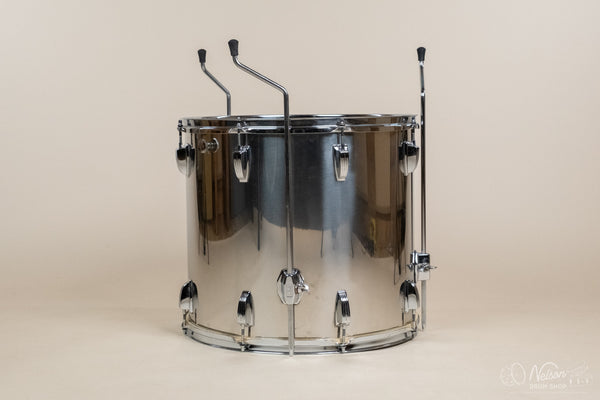 1970s Ludwig Stainless Steel Floor Tom- 16x18"