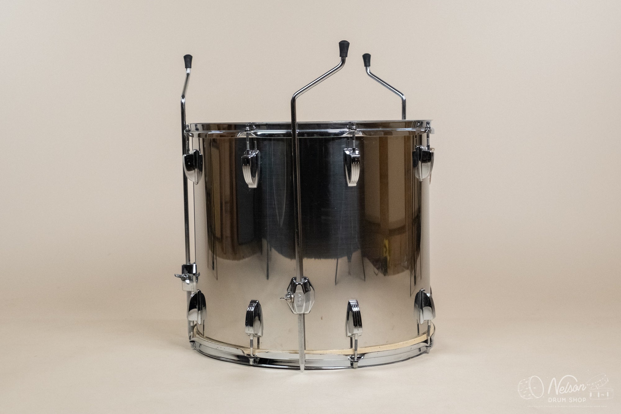 1970s Ludwig Stainless Steel Floor Tom- 16x18"