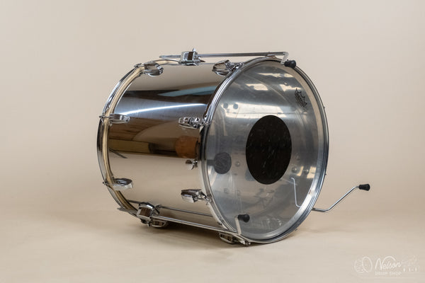 1970s Ludwig Stainless Steel Floor Tom- 16x18"