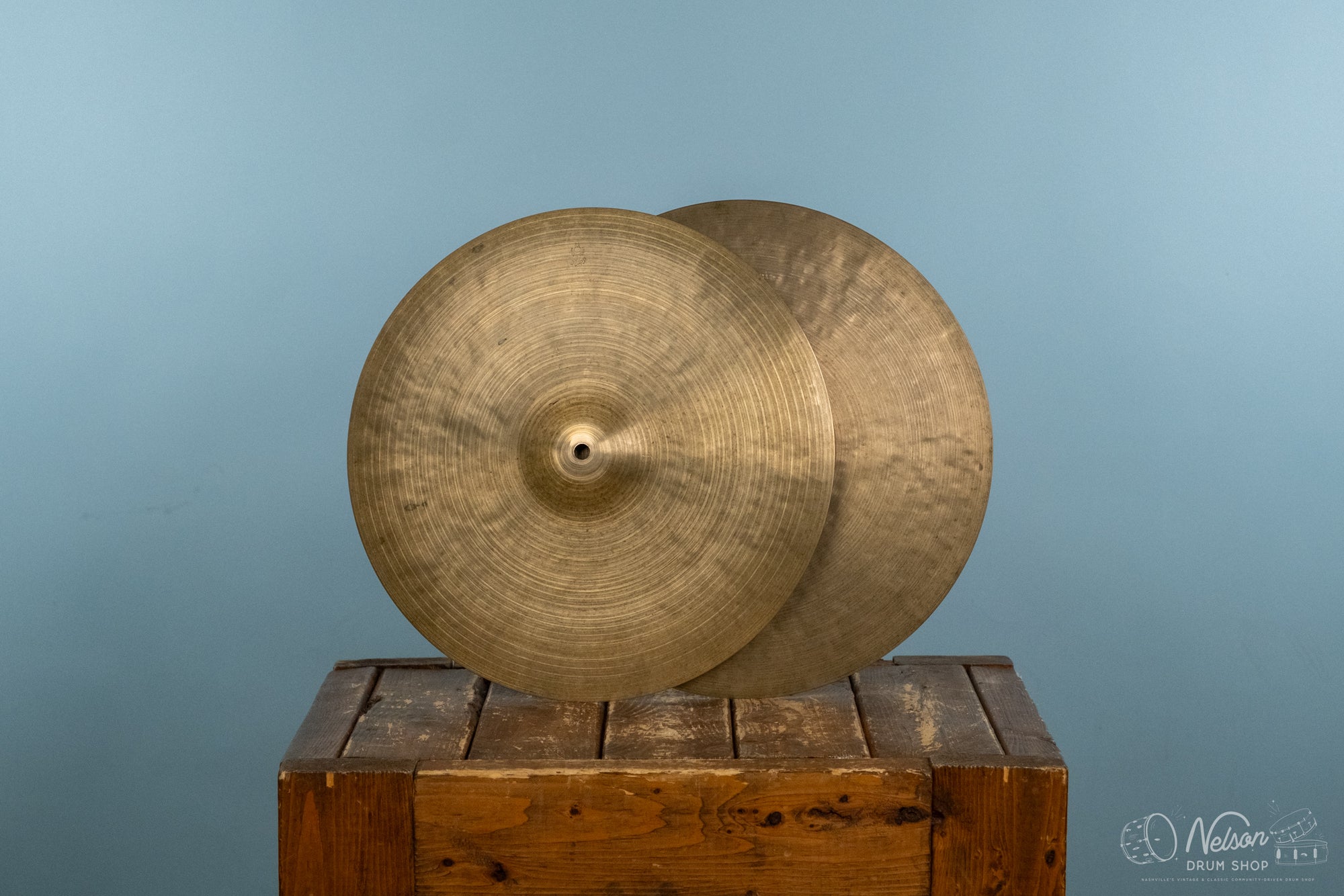 1960s Zildjian New Stamp K Istanbul Hi-Hats - 14"