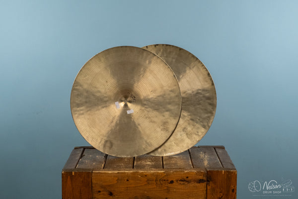 1960s Zildjian New Stamp K Istanbul Hi-Hats - 14"