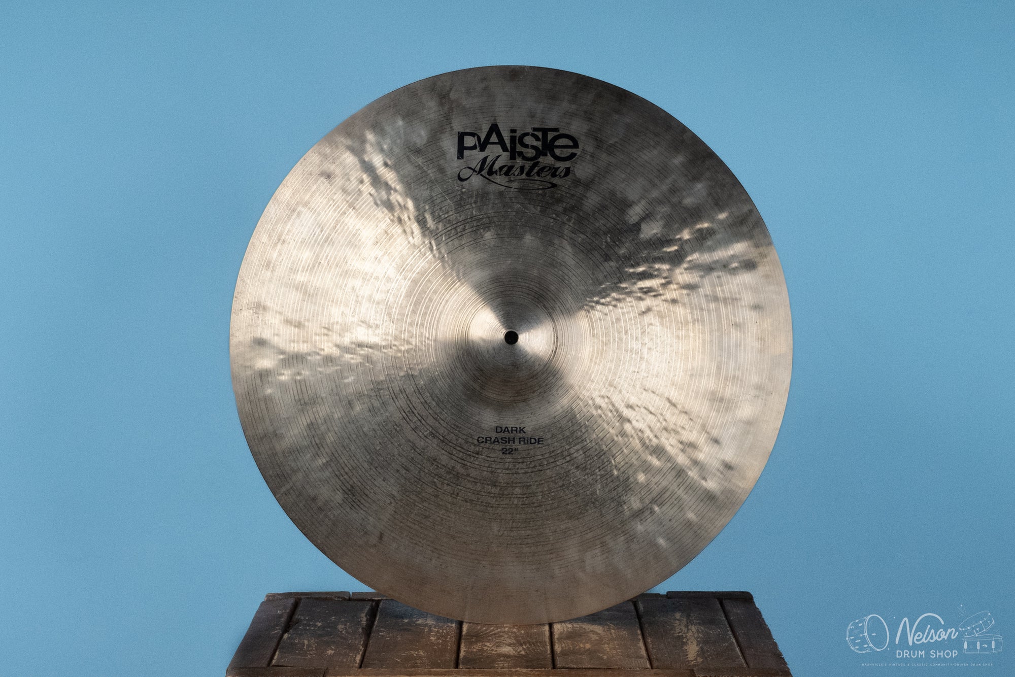 Used Paiste Masters Dark Crash Ride - 22"
