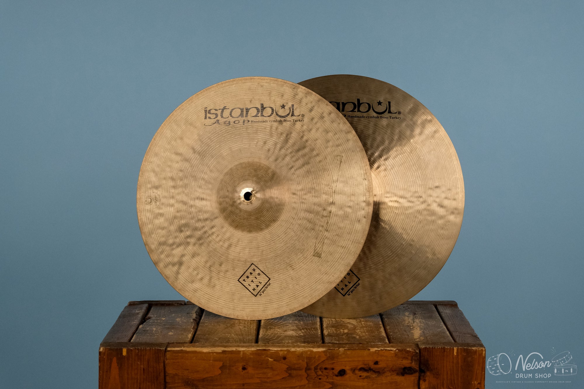Used Istanbul Agop Traditional Jazz Hi Hats - 14"
