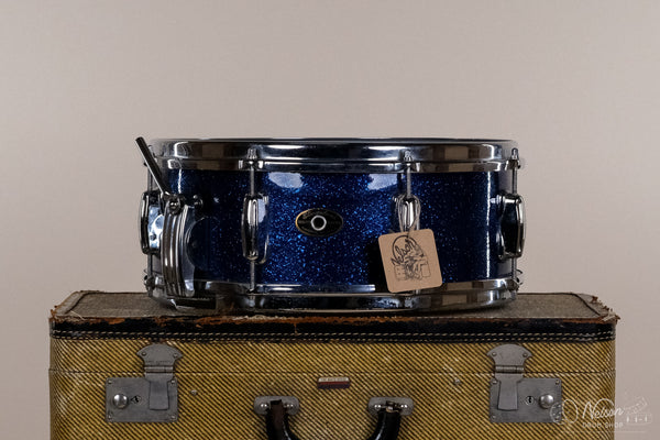 1956-59 Slingerland 'Super Gene Krupa' Solid Shell in Sparkling Blue Pearl - 5.5x14