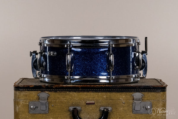 1956-59 Slingerland 'Super Gene Krupa' Solid Shell in Sparkling Blue Pearl - 5.5x14