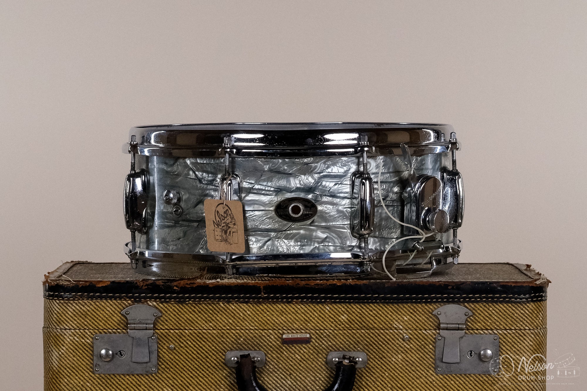 1960s Slingerland 'Artist Model' in Sky Blue Pearl - 5.5x14