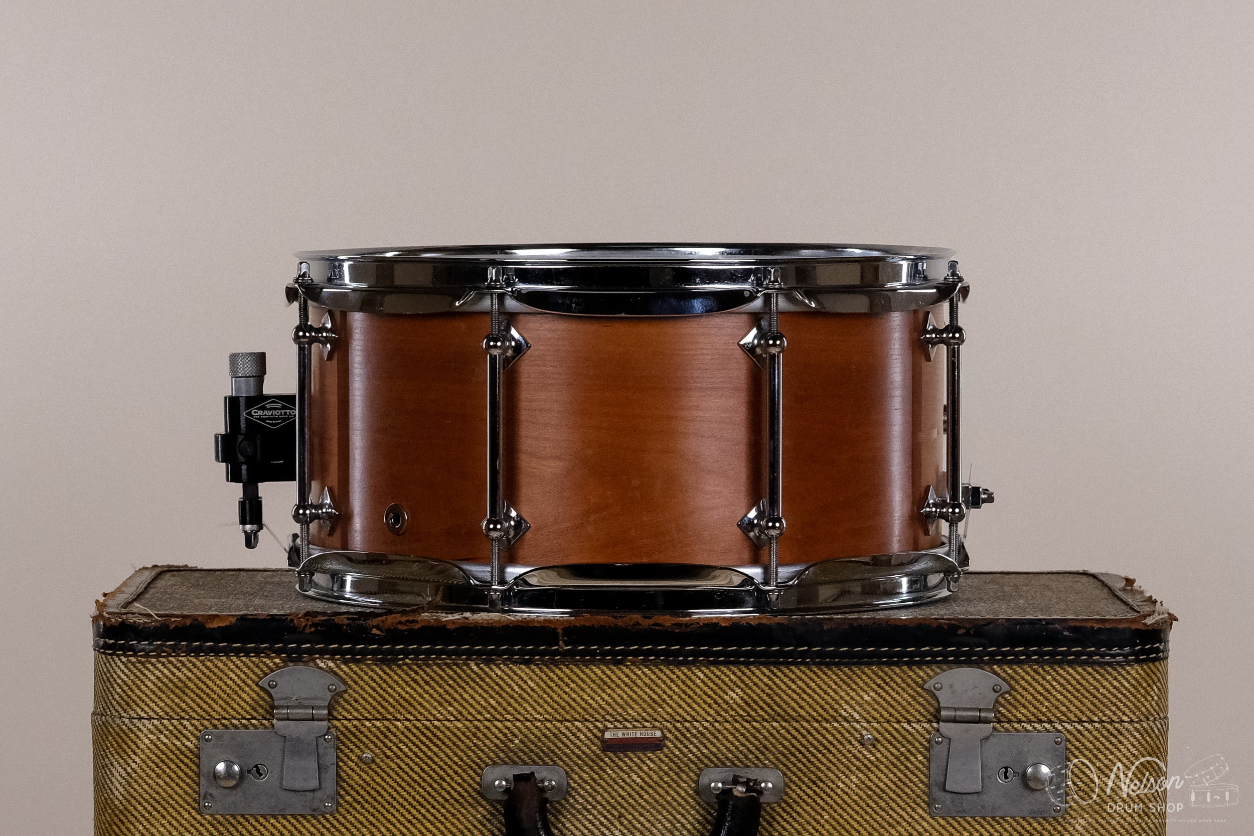 Used 2007 Craviotto Walnut (Johnny Signed) - 6.5x13 – Nelson Drum Shop