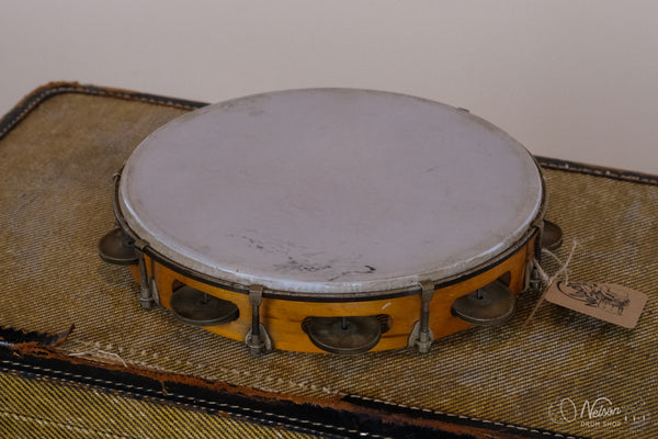 1960s Ludwig Single Row Solid Ply Tambourine - 10"