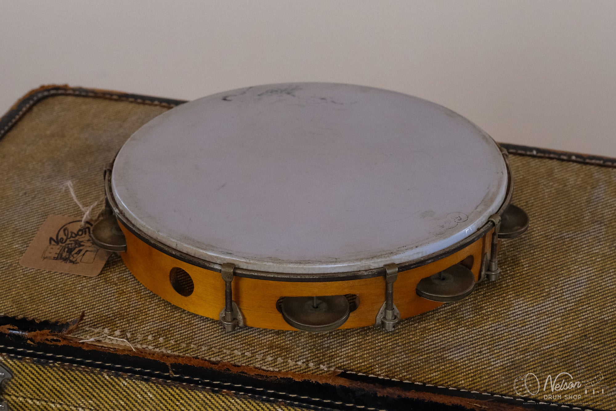 1960s Ludwig Single Row Solid Ply Tambourine - 10"