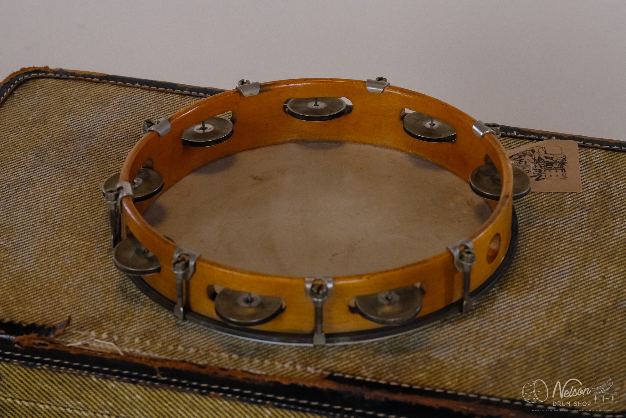 1960s Ludwig Single Row Solid Ply Tambourine - 10"