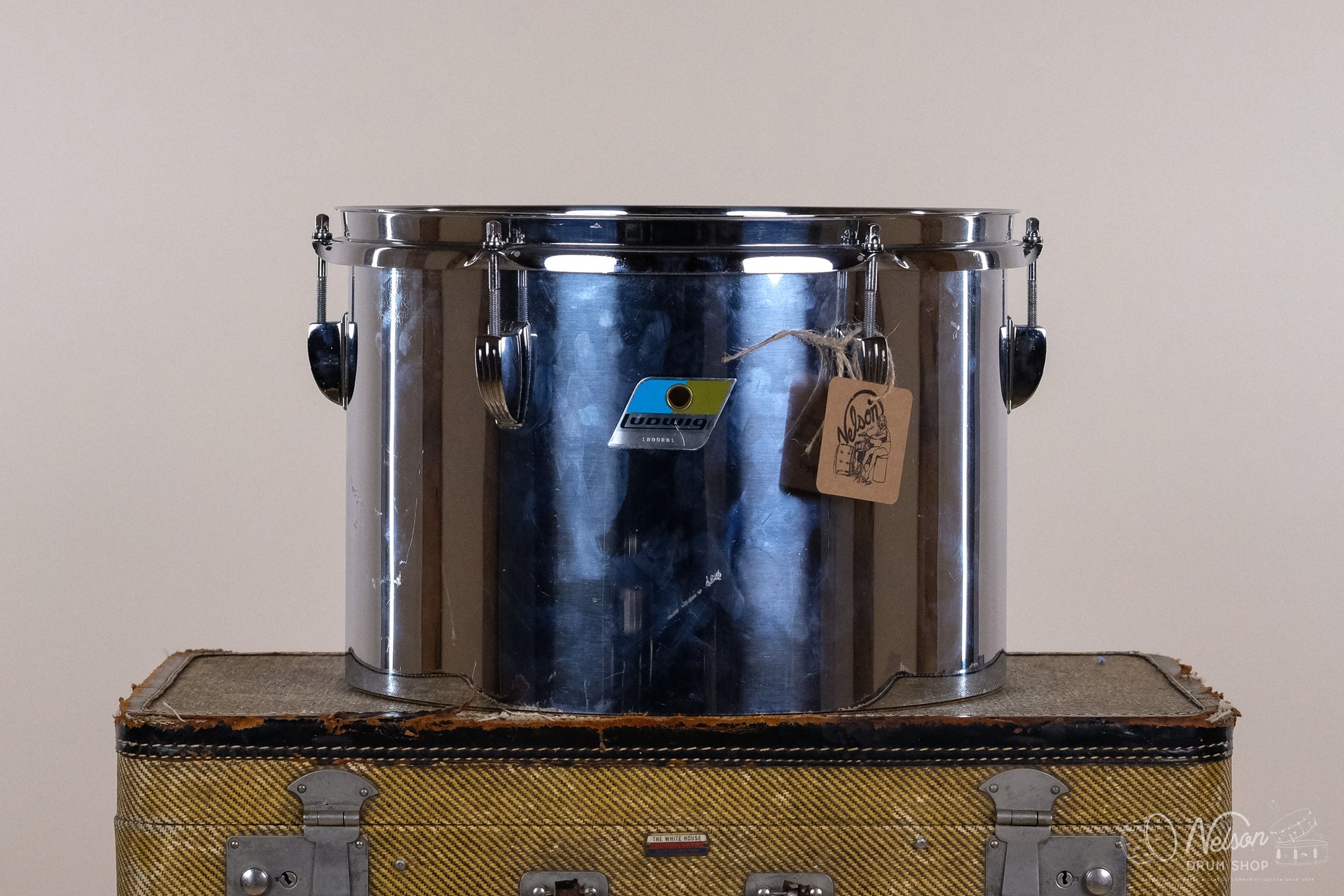 1970s Ludwig 6-ply Concert Tom in Chrome Over Wood - 9x13