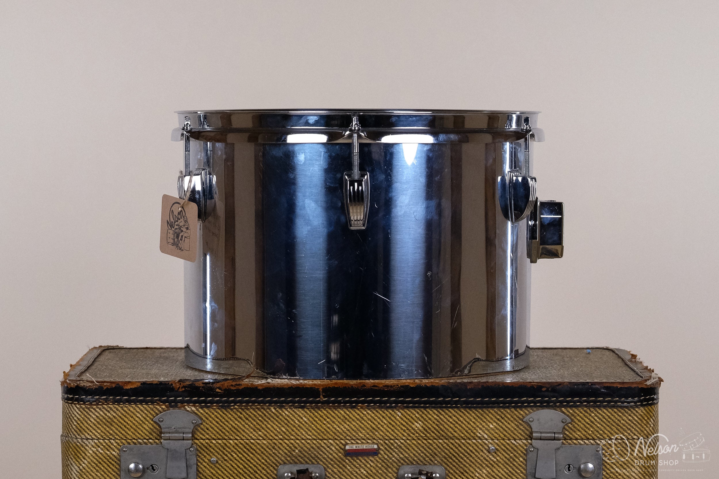 1970s Ludwig 6-ply Concert Tom in Chrome Over Wood - 9x13 – Nelson