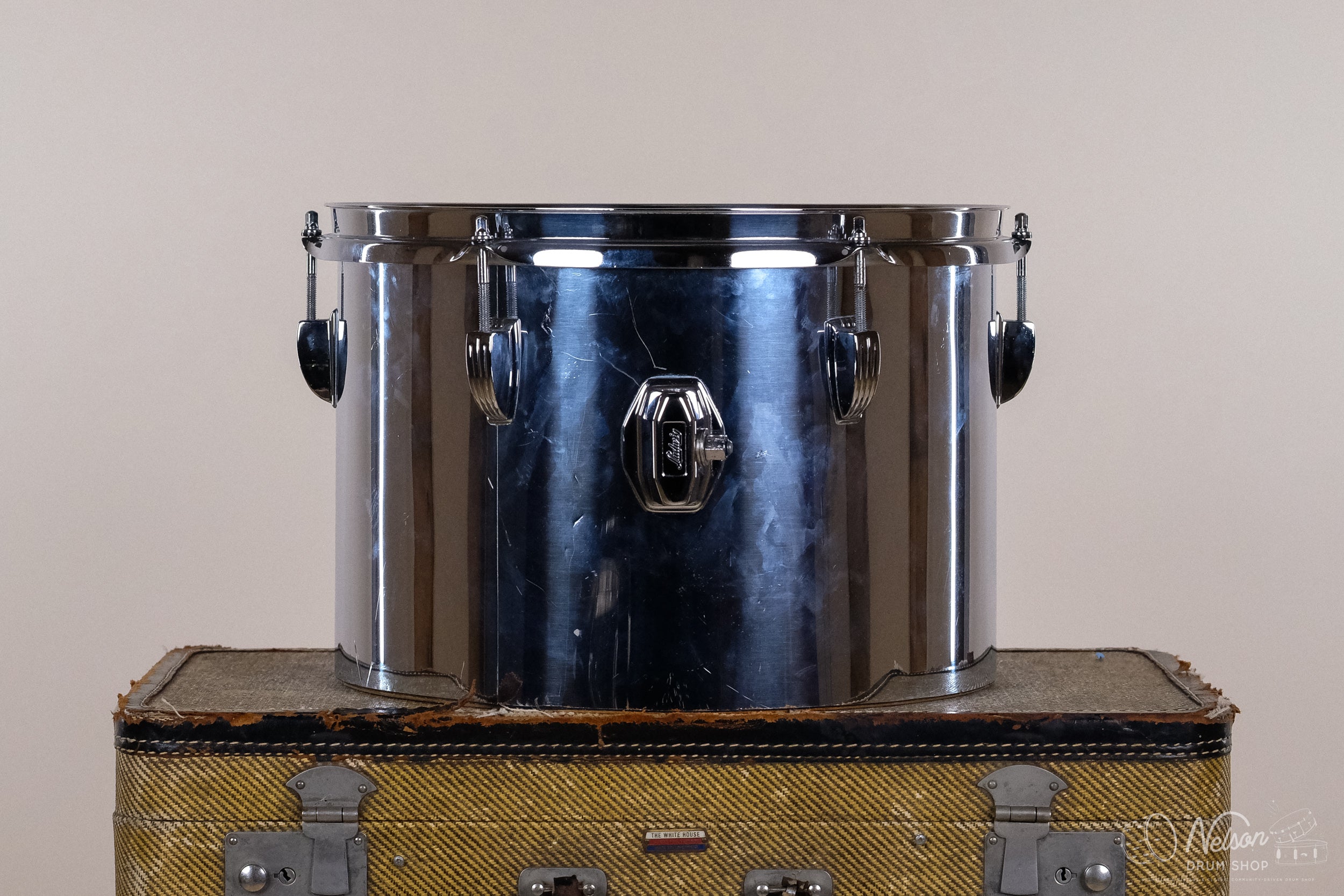 1970s Ludwig 6-ply Concert Tom in Chrome Over Wood - 9x13 – Nelson