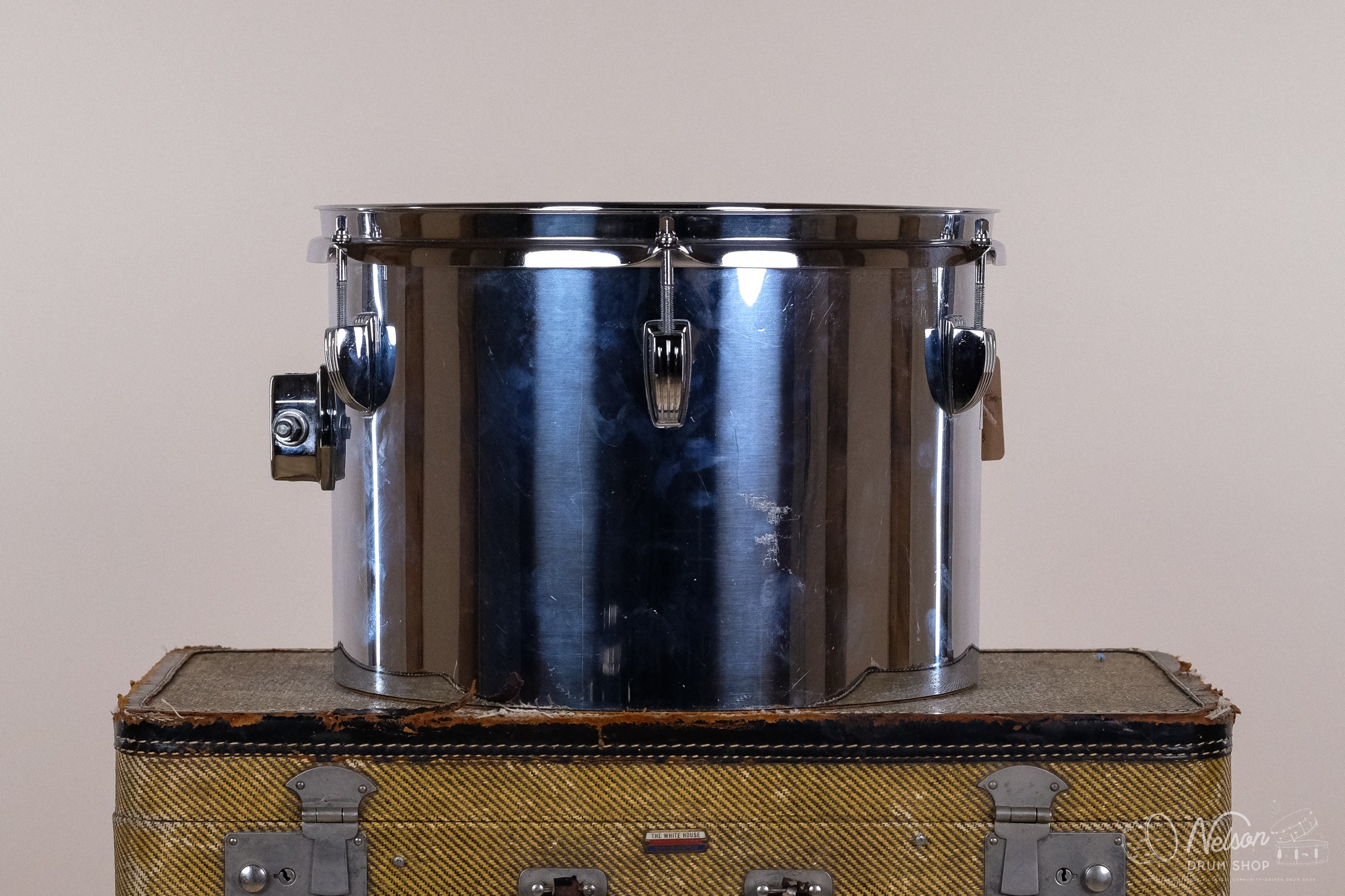 1970s Ludwig 6-ply Concert Tom in Chrome Over Wood - 9x13 – Nelson