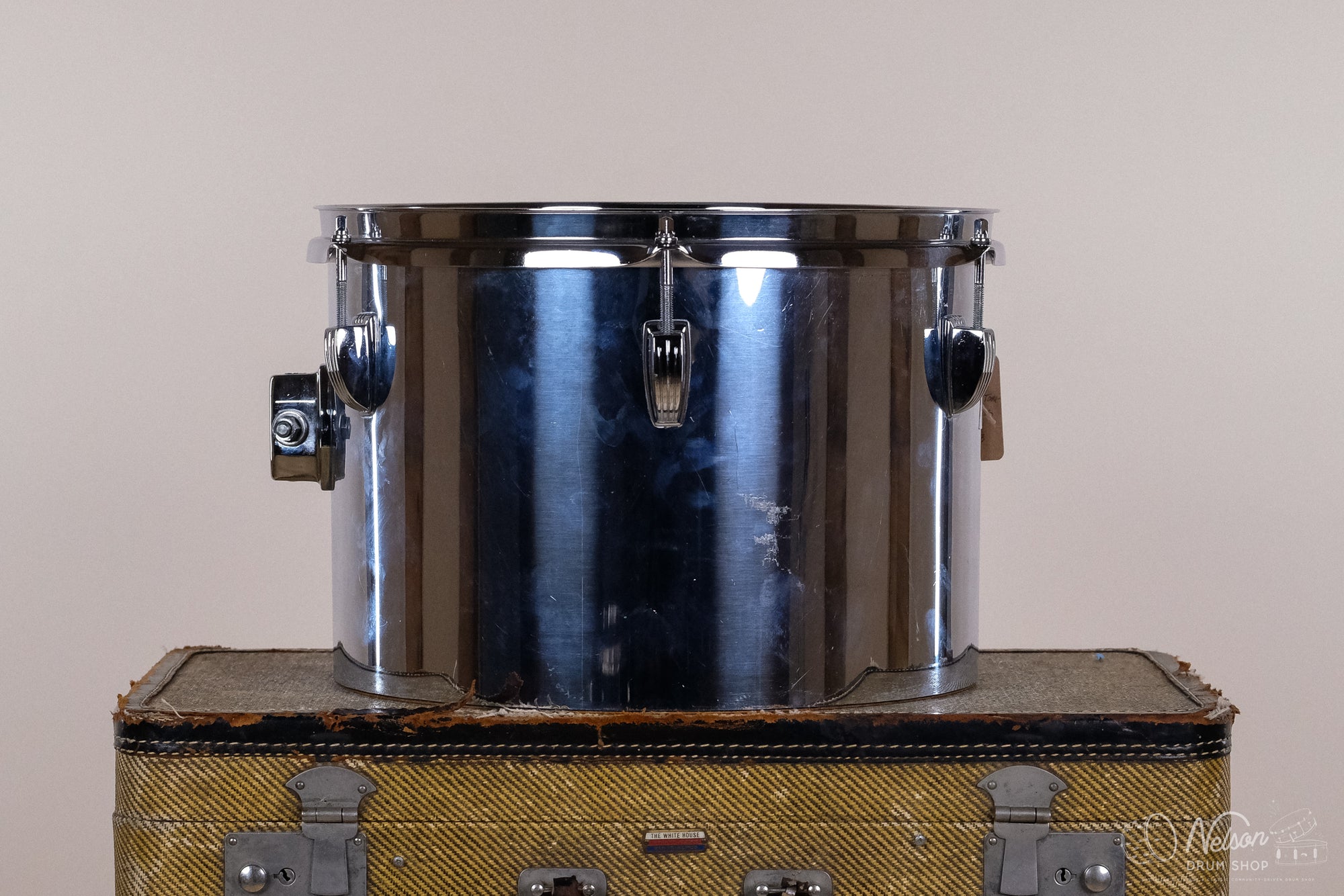 1970s Ludwig 6-ply Concert Tom in Chrome Over Wood - 9x13