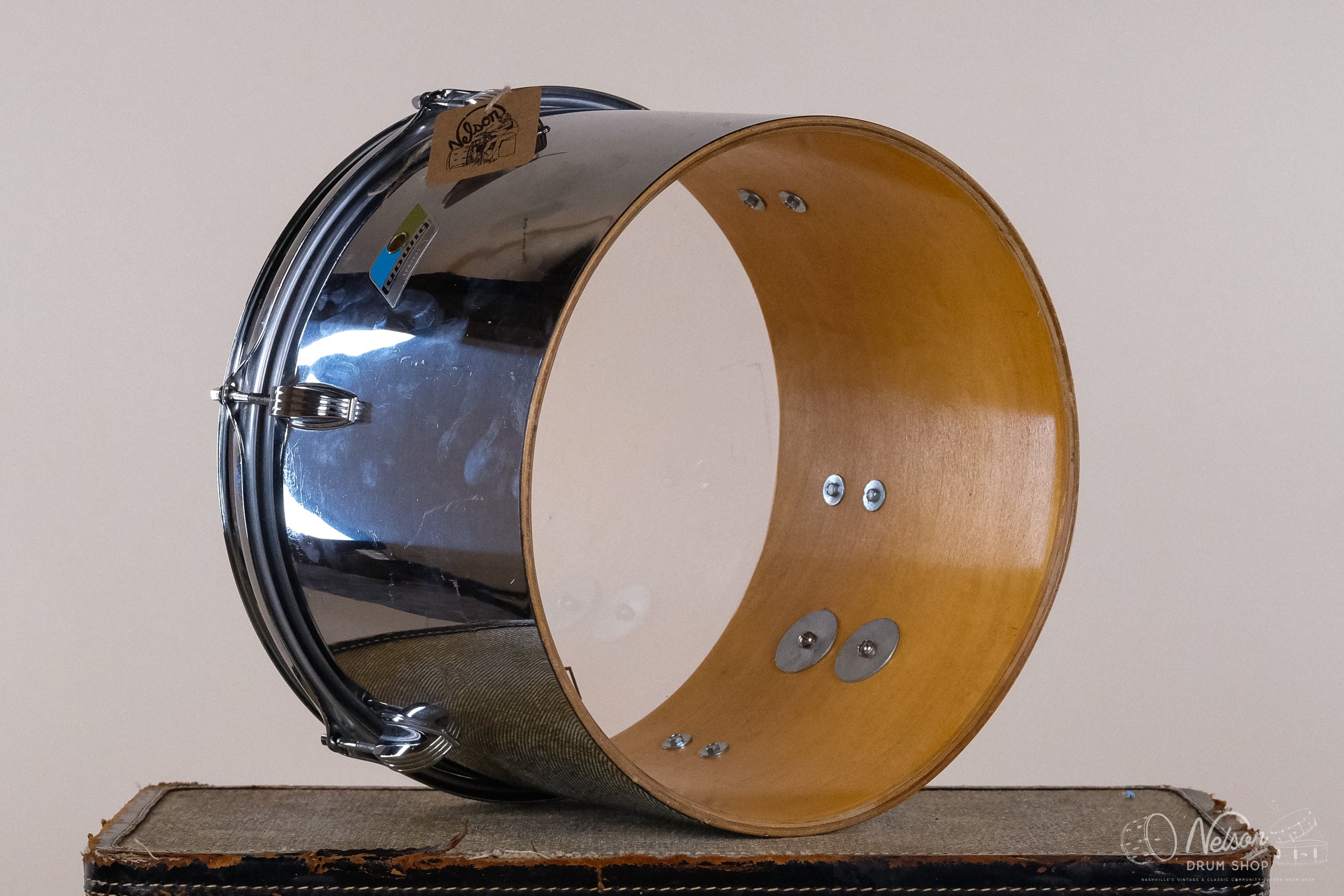 1970s Ludwig 6-ply Concert Tom in Chrome Over Wood - 9x13 – Nelson