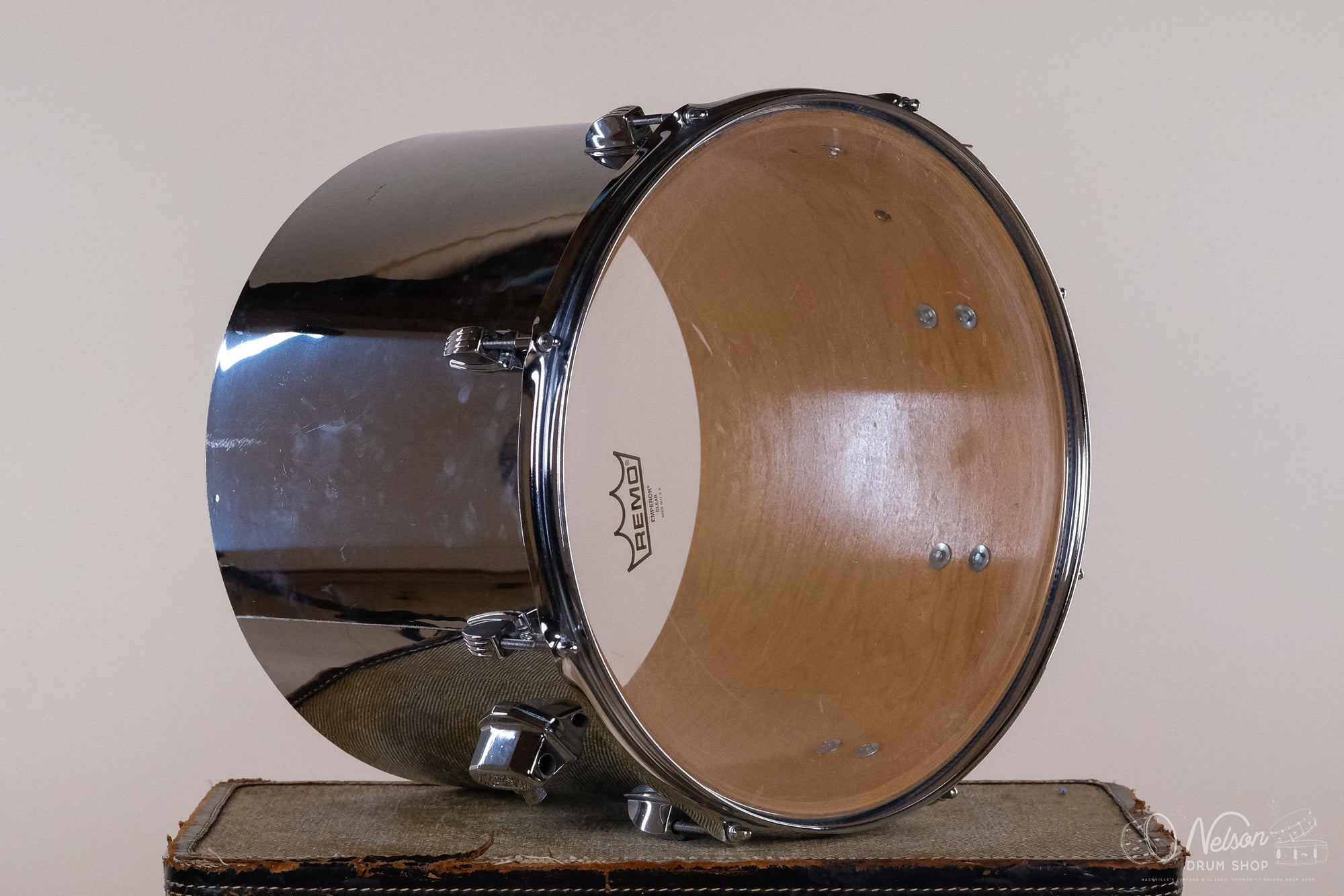 1970s Ludwig 6-Ply Concert Tom in Chrome Over Wood - 12x15