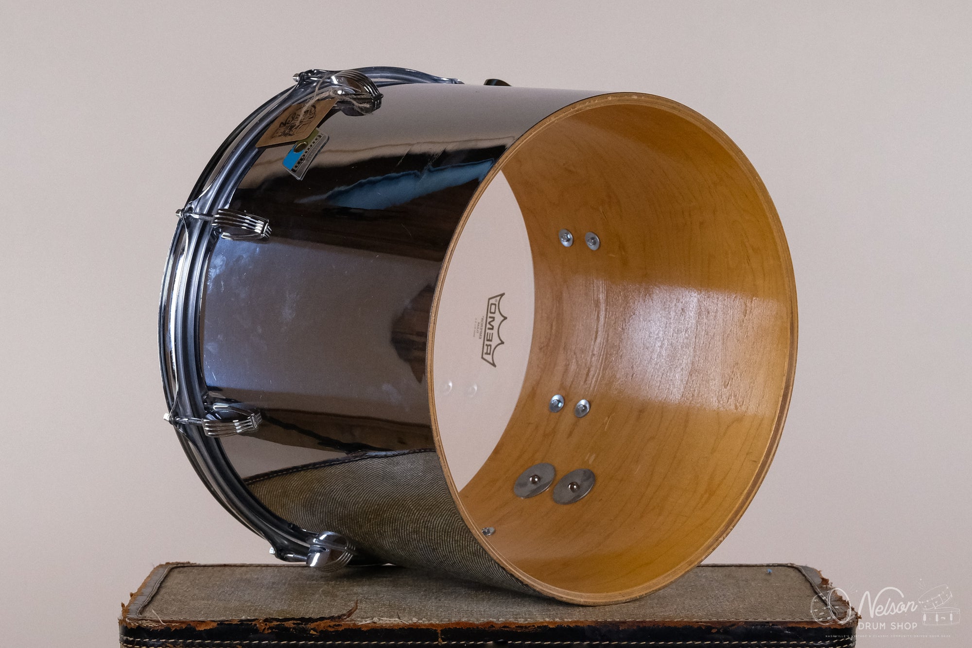 1970s Ludwig 6-Ply Concert Tom in Chrome Over Wood - 12x15