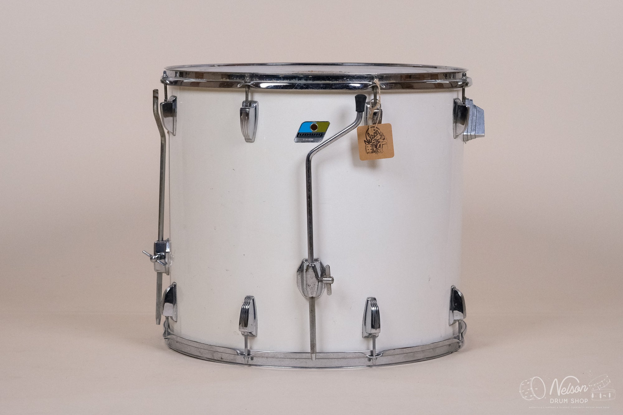 1980s Ludwig 6-ply in White Cortex - 18x20