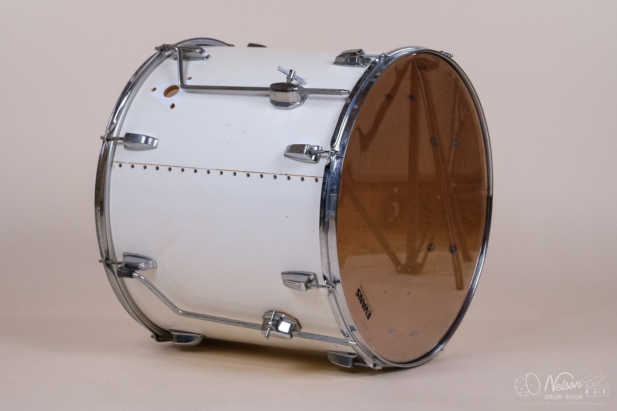 1980s Ludwig 6-ply in White Cortex - 18x20