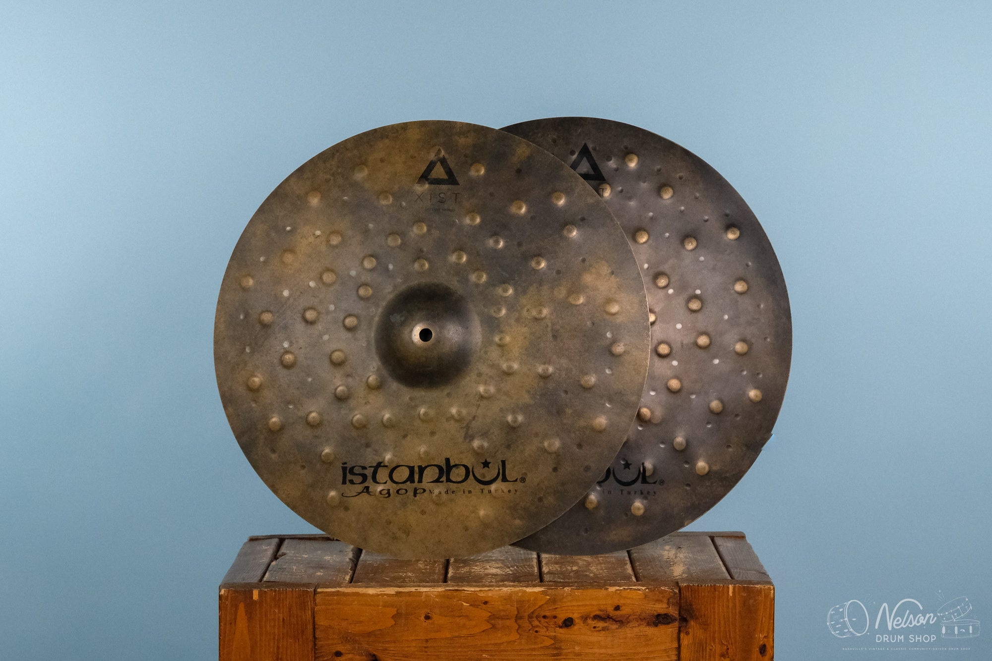 Used Istanbul Agop Xist Dry Dark Hi-Hats - 17"
