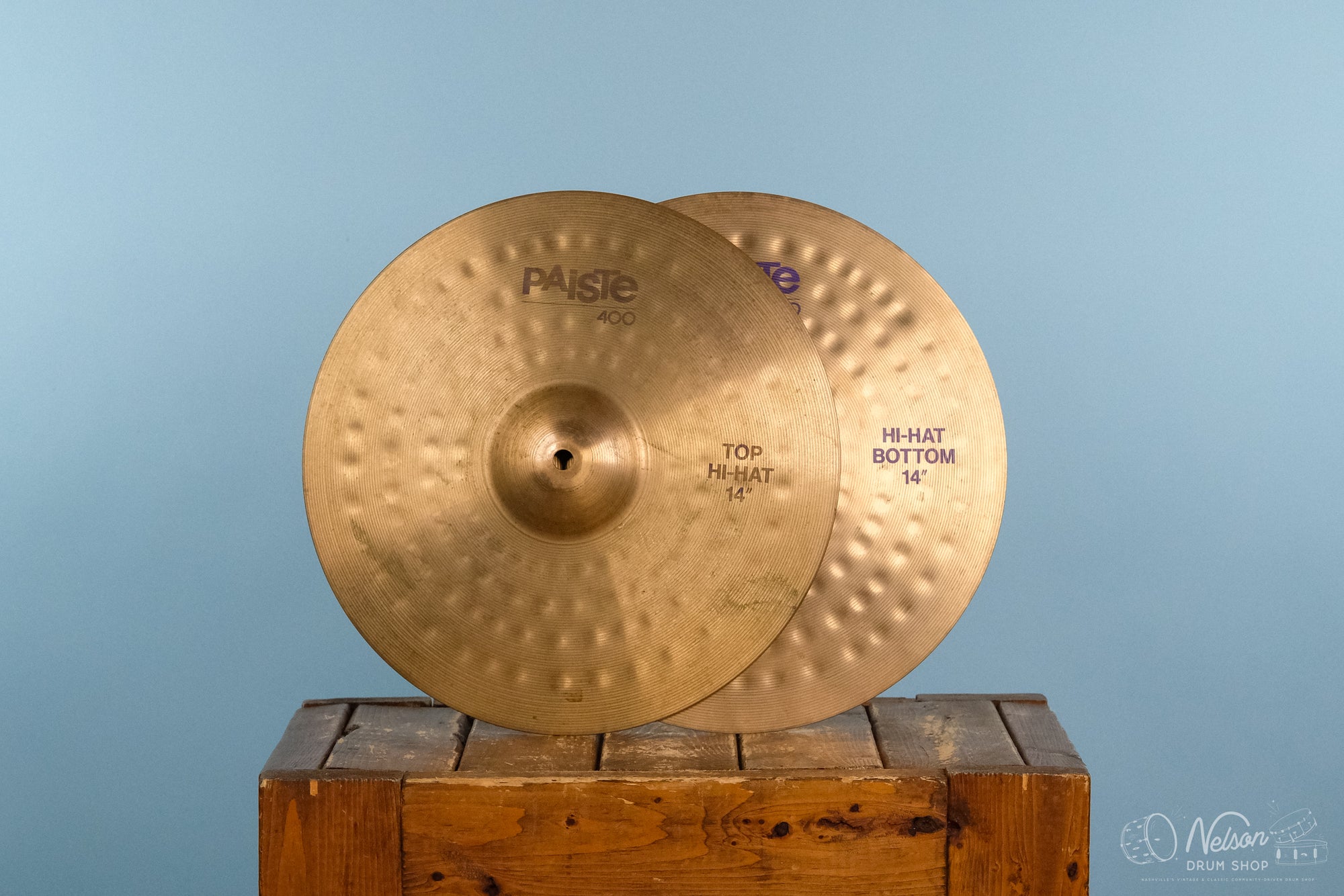 Used Paiste 400 Hi Hats - 14"