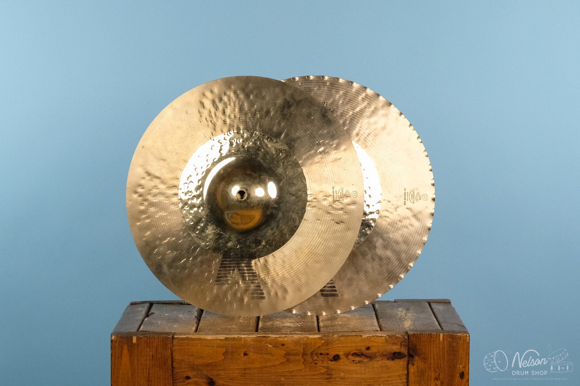 Used Zildjian K Custom Hybrid Hi Hats - 14.25"