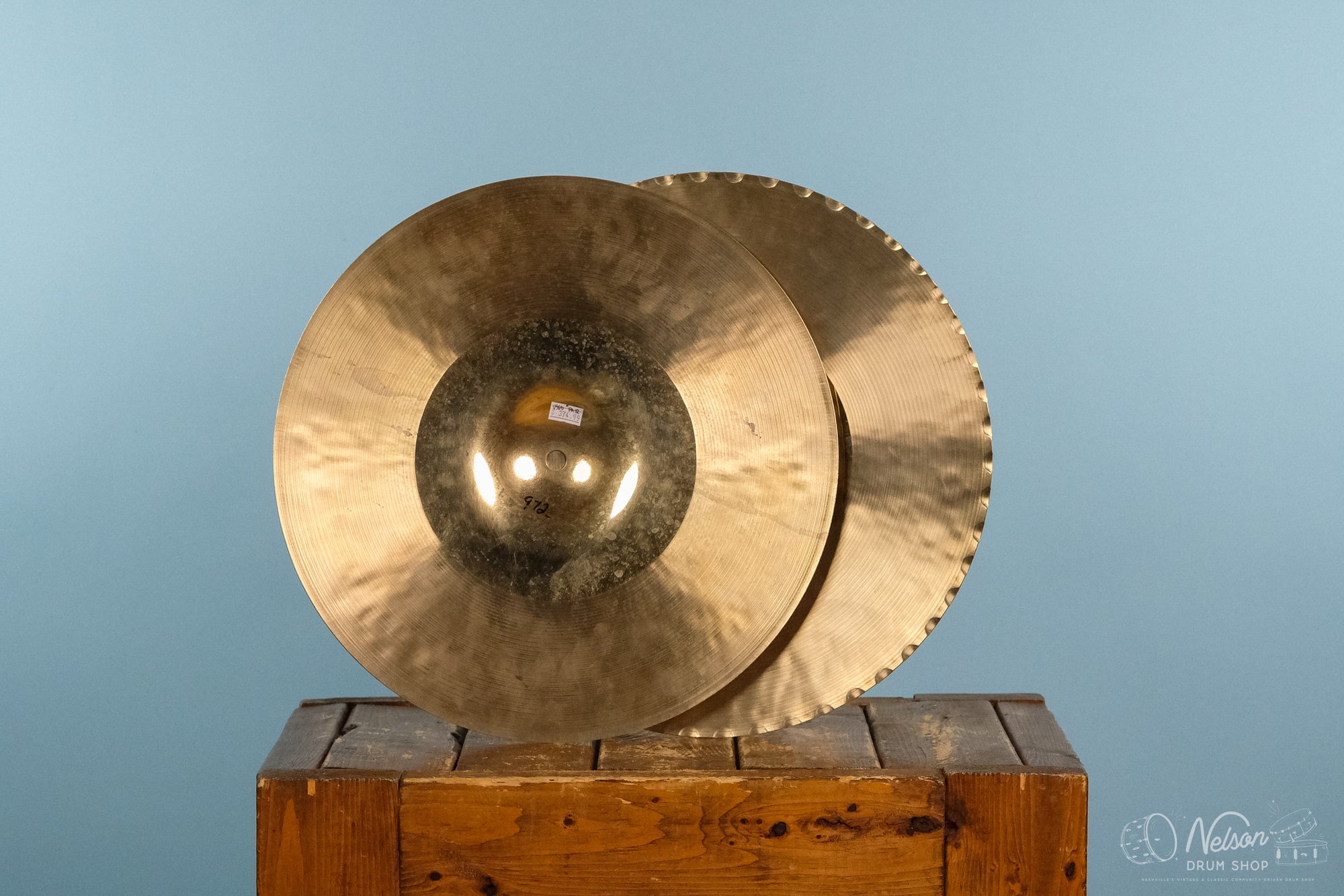 Used Zildjian K Custom Hybrid Hi Hats - 14.25"