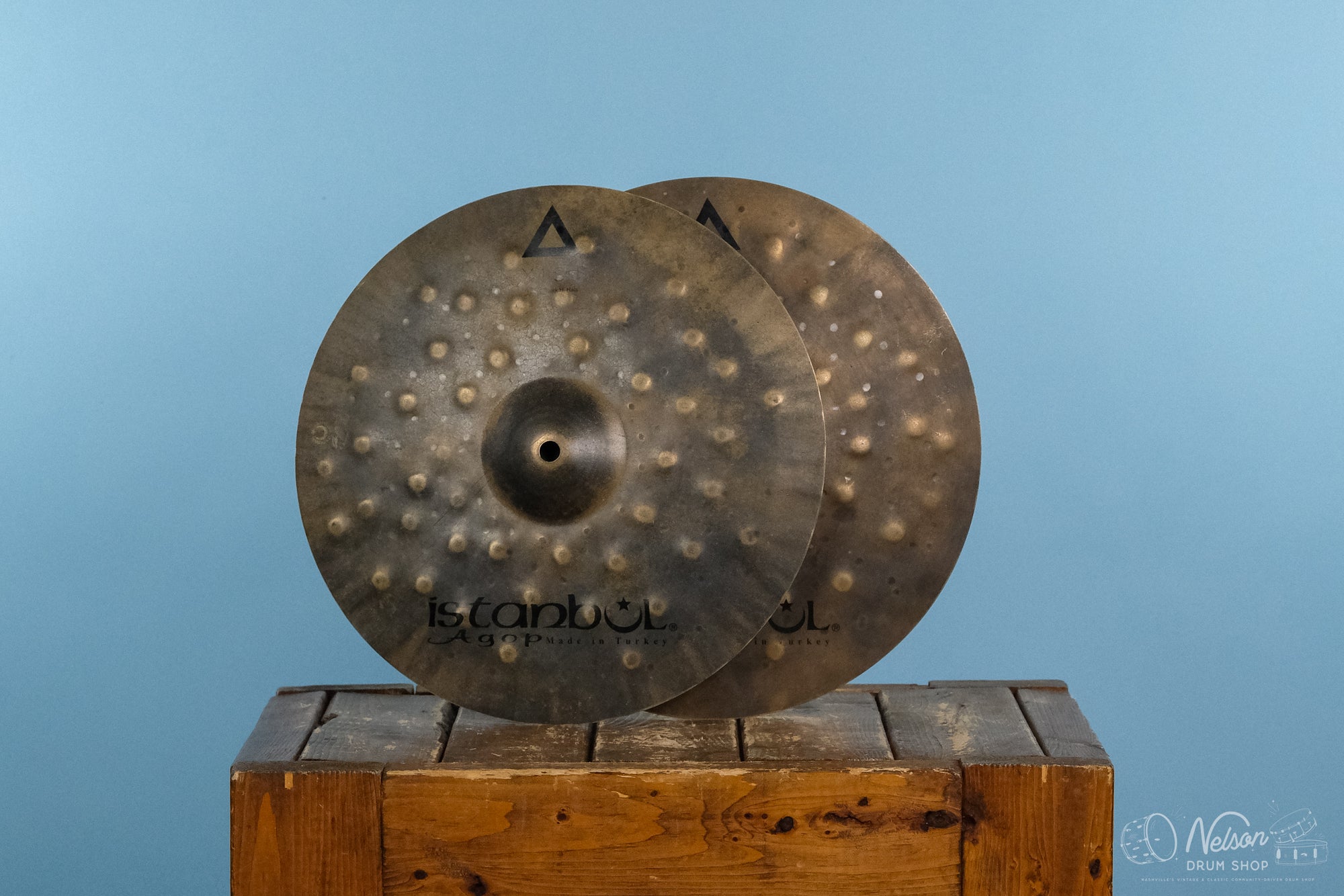 Used Istanbul Agop Xist Dry Dark Hi Hats - 13"