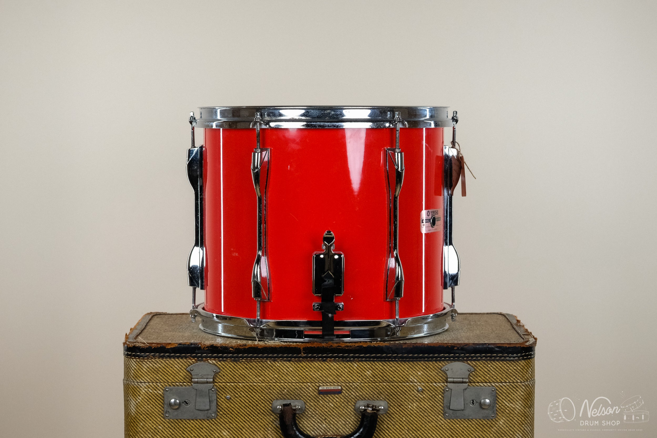 1984-86 Yamaha Recording Custom in Hot Red Tom/Snare Conversion