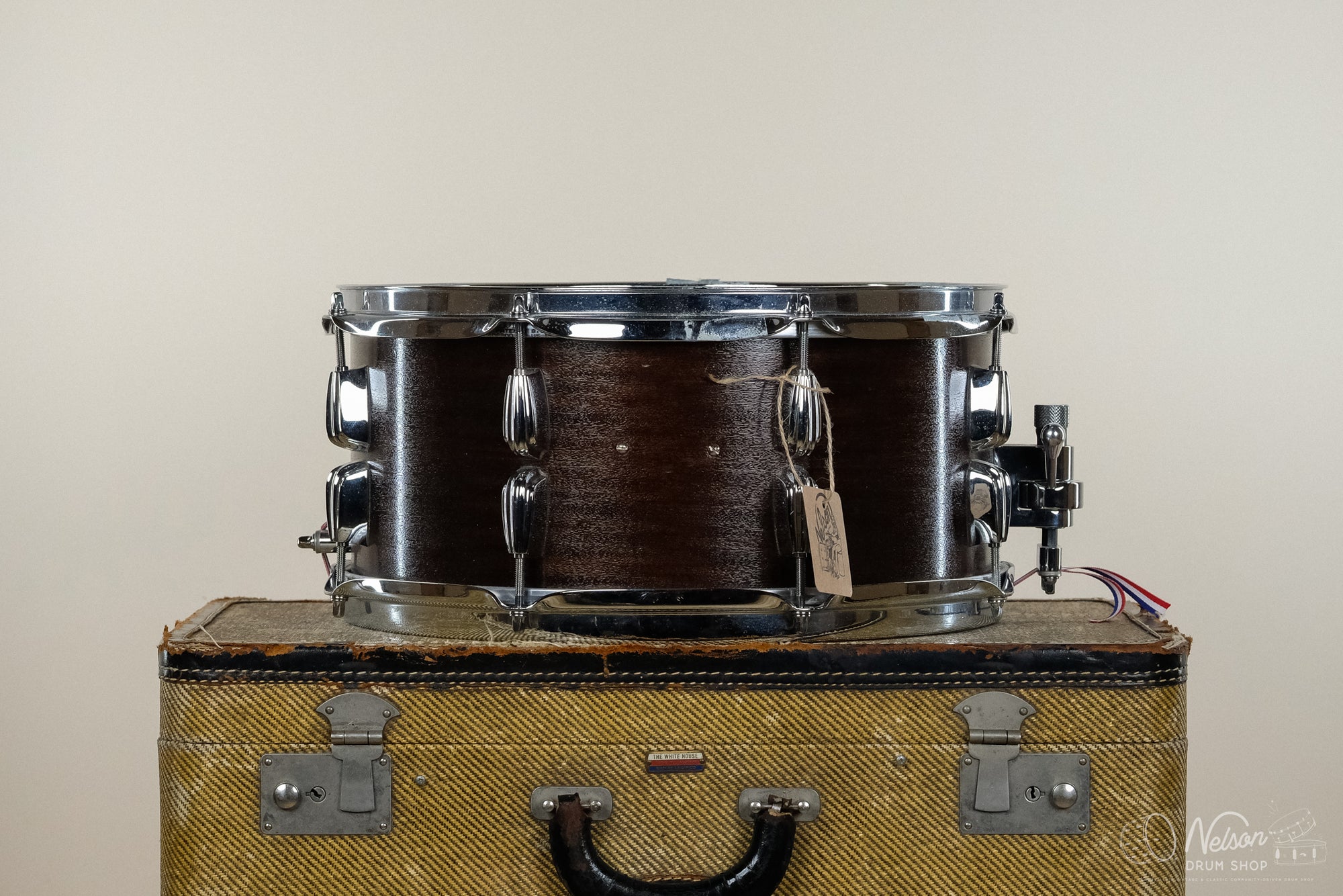 Used Custom Build Mahogany Poplar 8 Lug in Natural Oil - 6.5x14