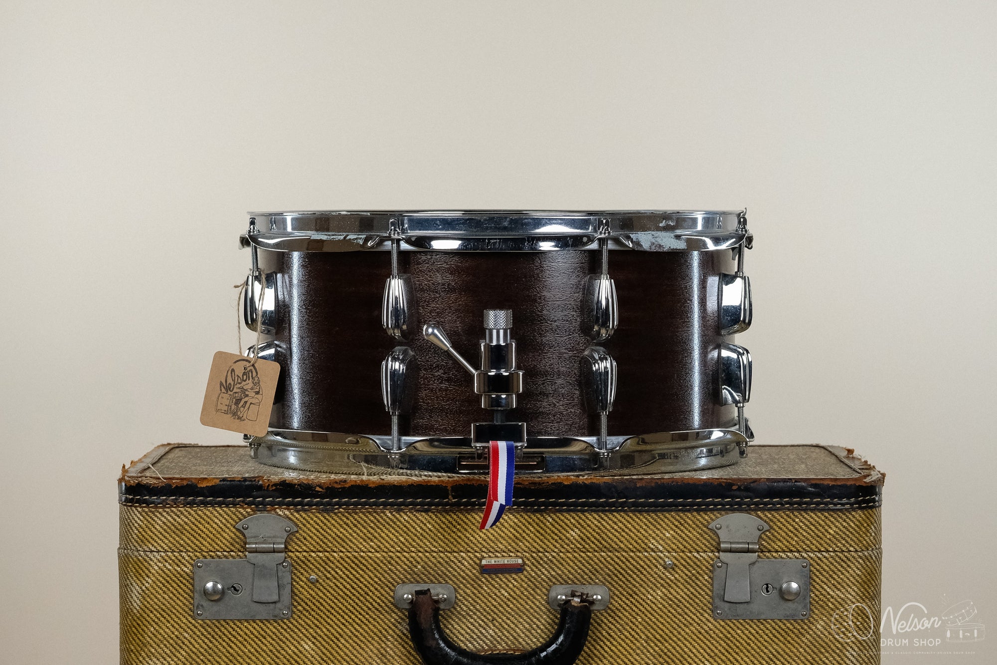 Used Custom Build Mahogany Poplar 8 Lug in Natural Oil - 6.5x14