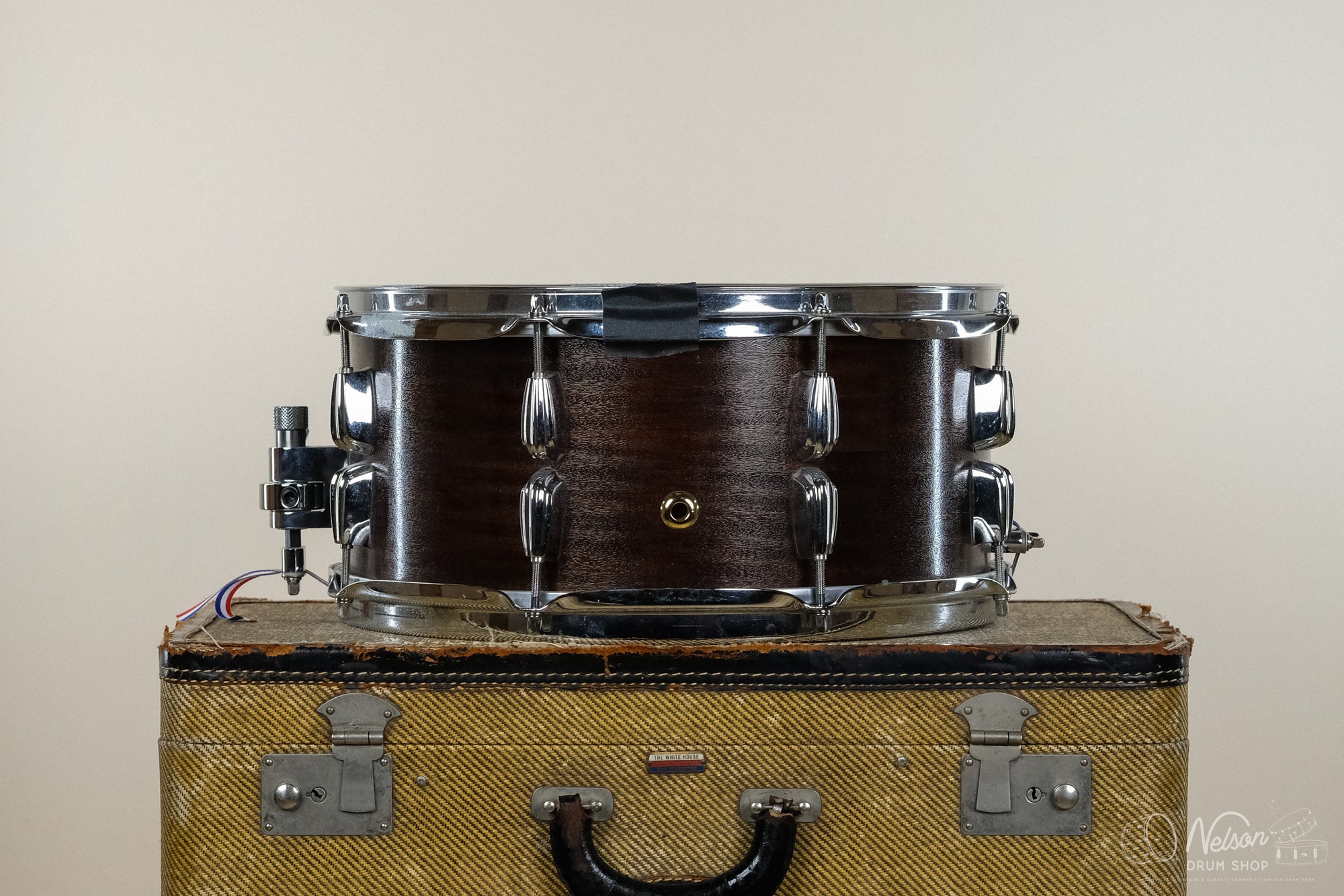Used Custom Build Mahogany Poplar 8 Lug in Natural Oil - 6.5x14