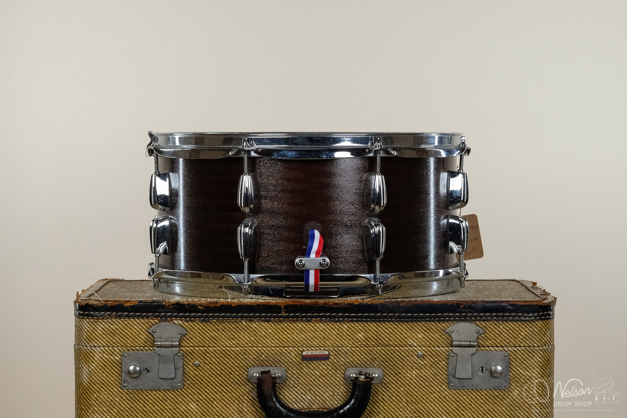 Used Custom Build Mahogany Poplar 8 Lug in Natural Oil - 6.5x14