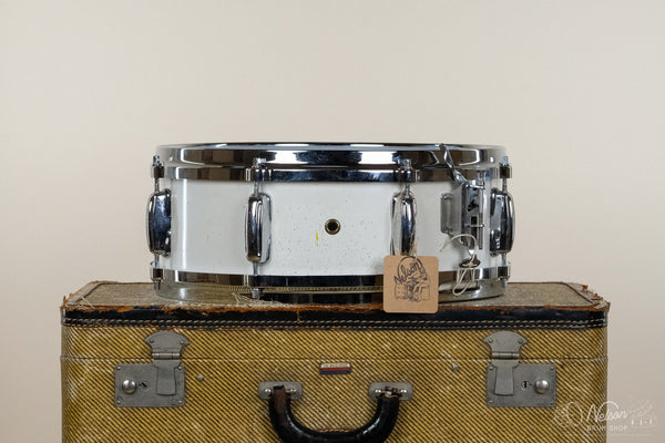 1960s Rogers 'Tower' refinished in White Paint - 5x14