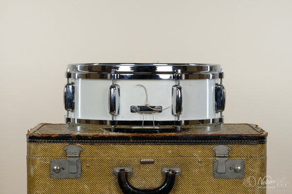 1960s Rogers 'Tower' refinished in White Paint - 5x14