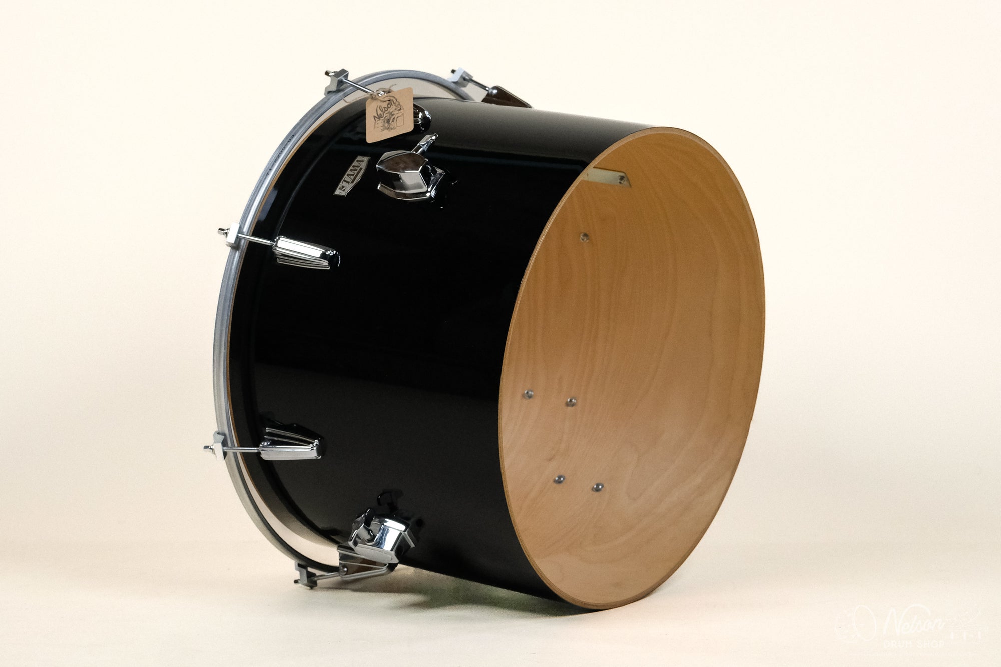 Used Tama Starclassic Maple Gong Drum in Piano Black - 14x20