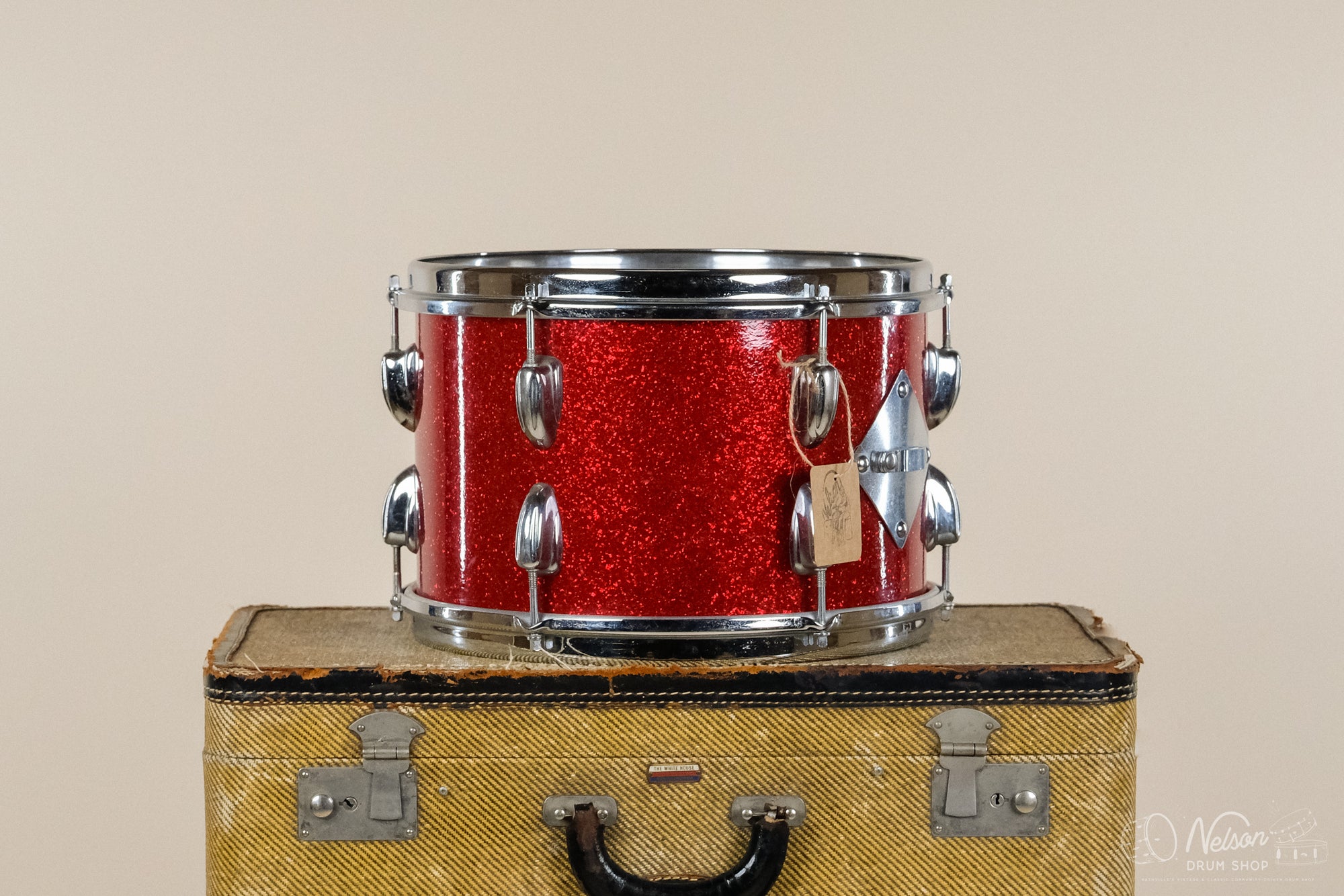 1966 Slingerland Mounted Tom in Red Sparkle - 8x12